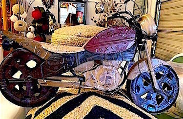 Large Metal Motorcycle