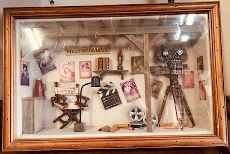 Vintage Hollywood Movie Studio Shadow Box