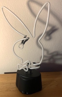 Neon Playboy Logo Sculpture Sign