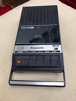 Panasonic Vintage Tape Recorder Audio Cassette Player