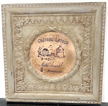 Distressed Metal Wall Plaque