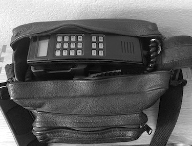 Vintage 1990 Motorola Car Bag Telephone in Original Case