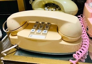 Cream Yellow Princess Phone Landline