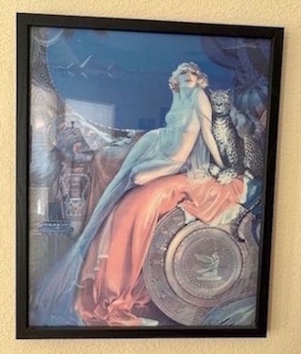 Cleopatra Art Print by Rolf Armstrong