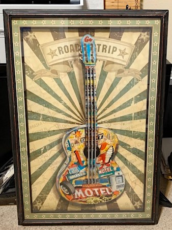 GuitarPicture Framed