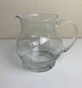 Clear Glass Pitcher for Wine or Water