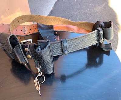 Police Belt Modern Basketweave