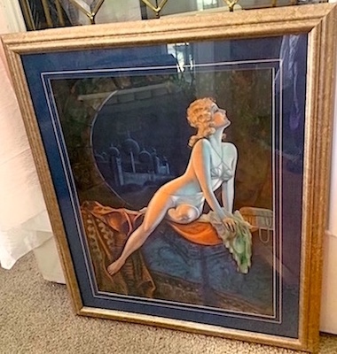 Risque Pin-Up T. ANAW HESSER Persian Night