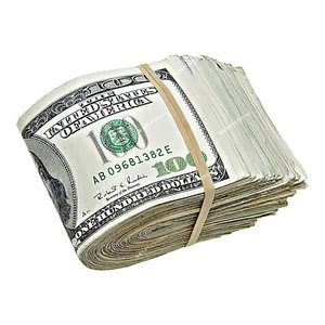 Prop Money Folded