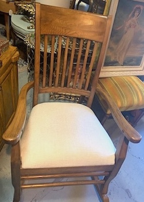 Vintage Amish Quarter Sawn Oak Rocker