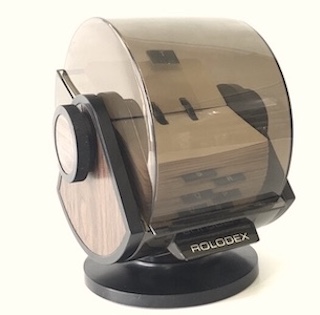 Vintage Rolodex Rotary Index Card File