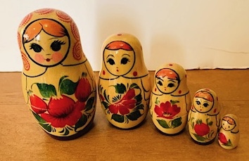 Small Russian Nesting Dolls