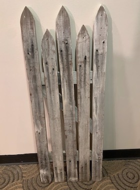 Vintage Rustic Weatherd Fence Panel