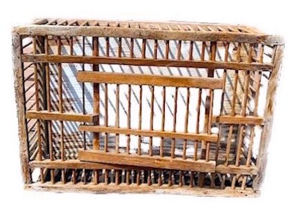 Vintage Primitive Lobster Wooden Trap