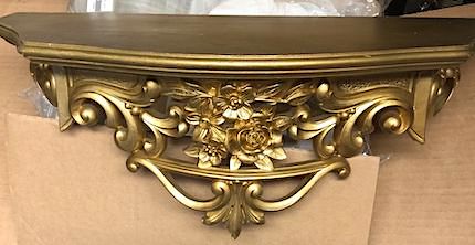 Gold Wall shelf