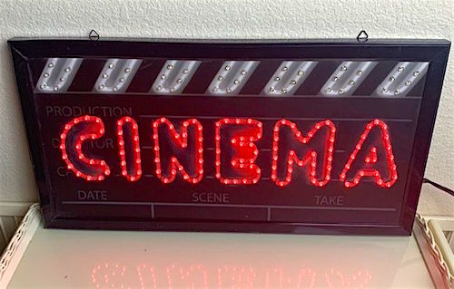 LED Cinema Wall Hang Sign