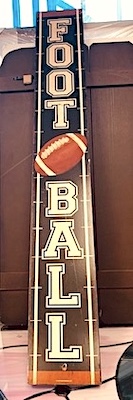 Vertical Sign Football