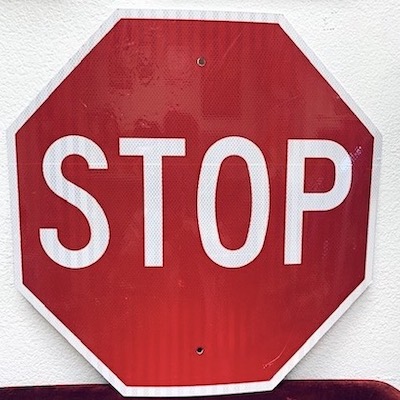 Stop sign 
