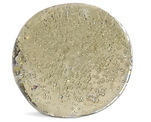 Vintage Clear Bubbles Glass Sphere