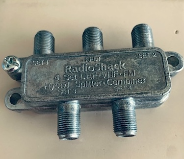 Radio Shack 75-ohm 4 Way Splitter