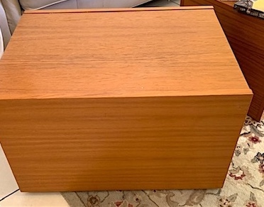 Mid Century  Danish Teak Cubic Table from Jesper