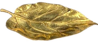Large Gold Leaf Tray