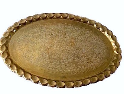 Large Oval Moroccan Tray