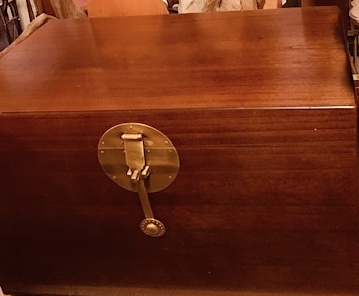 Front of Set of Three Trunks