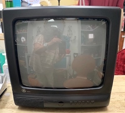 1980s GE Portable Television