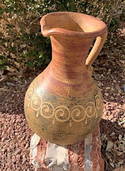High Relief Grapevine Vase